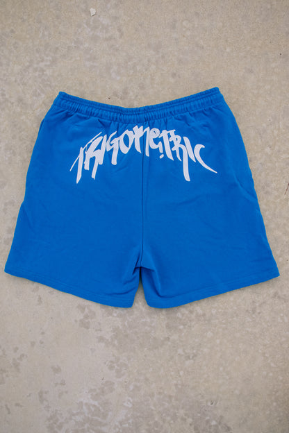 TRIGOMETRIC FLOW SHORTS - Blue